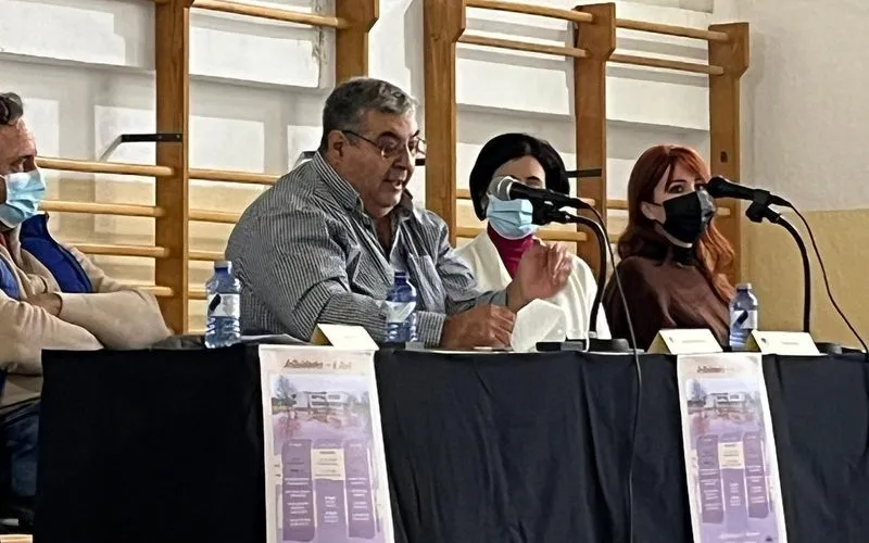 Protagonsitas de la jornada de actividades que `ponía el cierre al trimestre en el IES Campo Charro de La Fuente de San Esteban