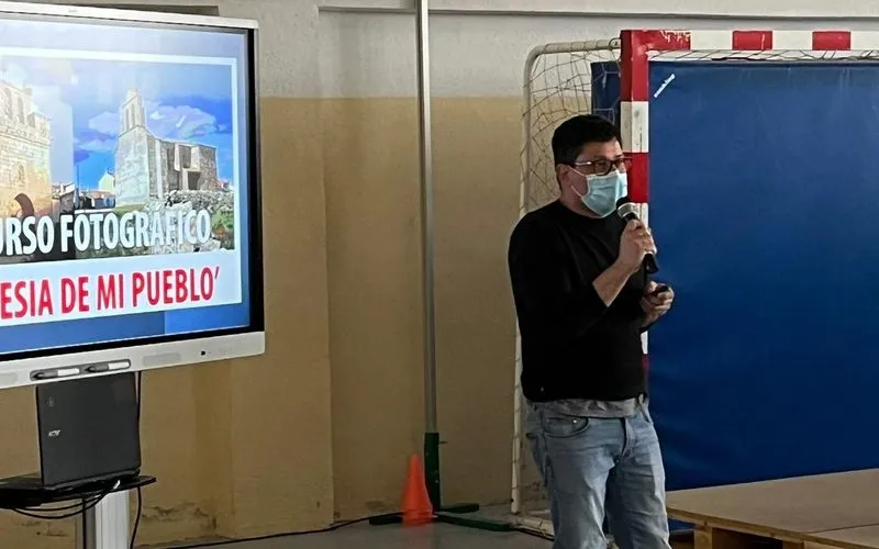 Protagonsitas de la jornada de actividades que `ponía el cierre al trimestre en el IES Campo Charro de La Fuente de San Esteban