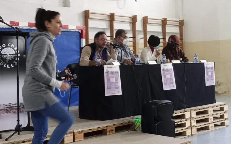 Protagonsitas de la jornada de actividades que `ponía el cierre al trimestre en el IES Campo Charro de La Fuente de San Esteban