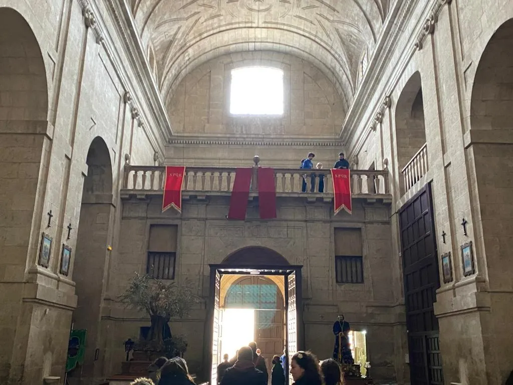 Foto 4 - La Pasi&oacute;n se traslada a la Iglesia de Cerralbo por la amenaza de lluvia