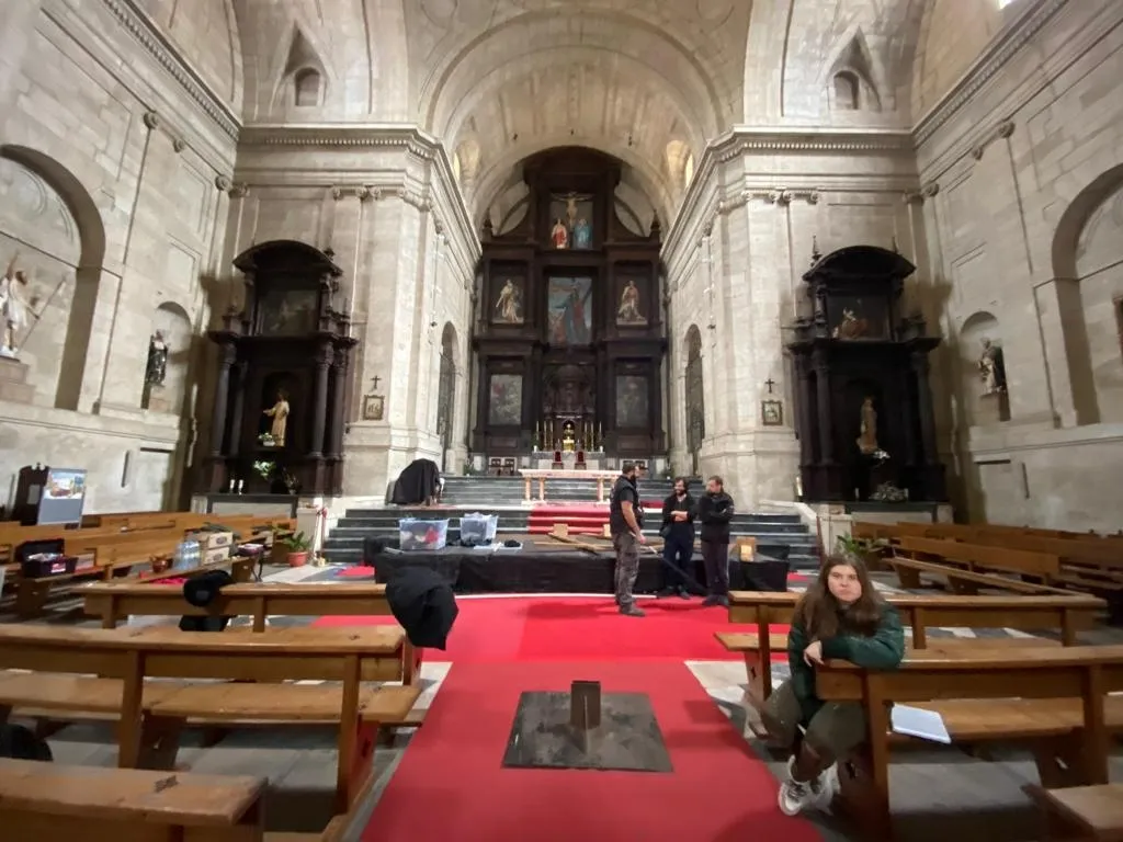 Foto 3 - La Pasi&oacute;n se traslada a la Iglesia de Cerralbo por la amenaza de lluvia