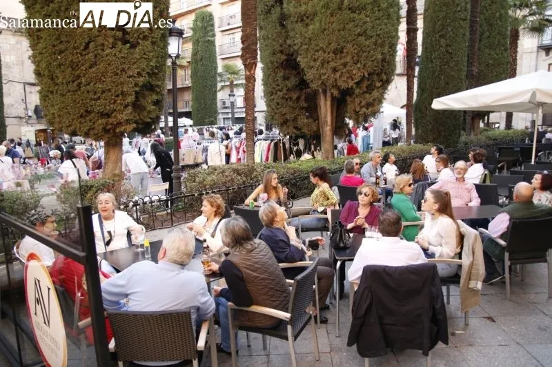 Salamanca ha estado repleta de público durante la Semana Santa - David Sañudo