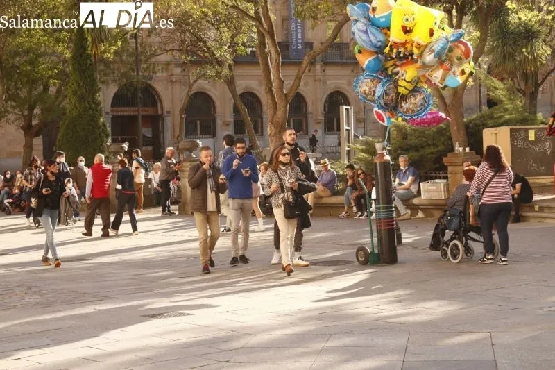 Salamanca ha estado repleta de público durante la Semana Santa - David Sañudo
