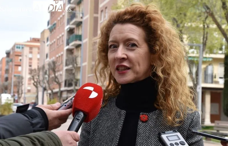 La concejala de Familia e Igualdad de Oportunidades, Ana Suárez, en la presentación de este Proyecto YMCA en Salamanca. Foto de Vanesa Martins