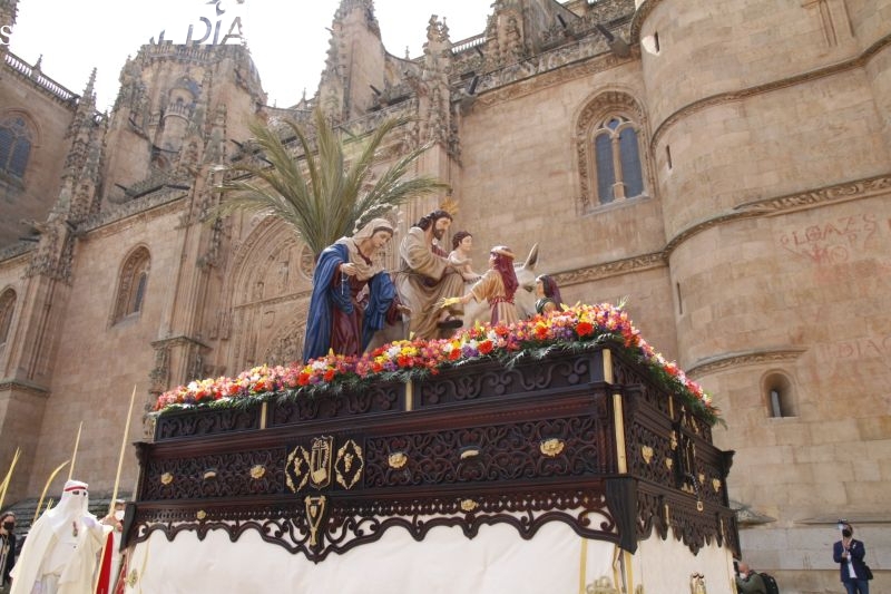 La Borriquilla vuelve a las calles de Salamanca en el Domingo de Ramos