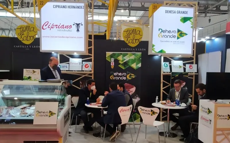 Octavio Gonzalo, gerente de Dehesa Grande, en la Alimentaria de Barcelona