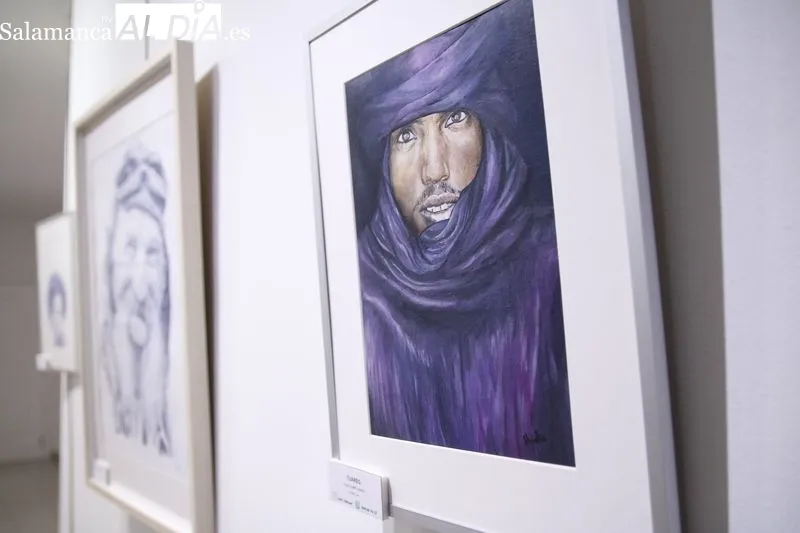 Exposición de dibujos ‘Pintura en tres caminos’ de Félix Huete García, en el Espacio Joven. Foto de David Sañudo