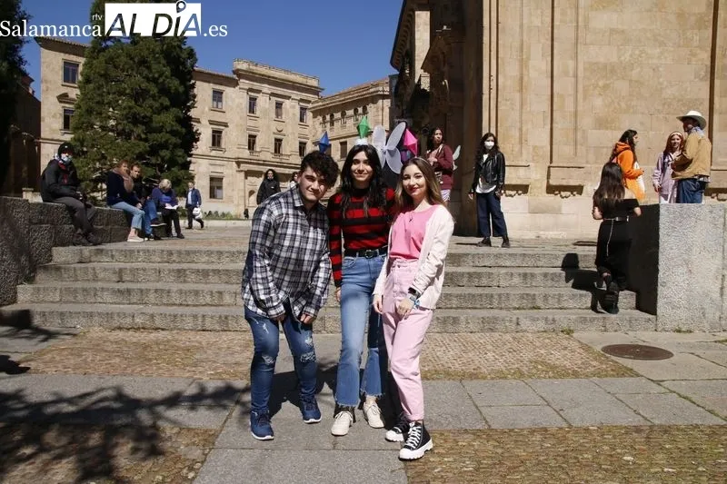 Fiestas de Filología y Bellas Artes en el centro de Salamanca. Foto de David Sañudo