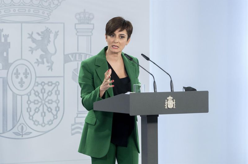 La portavoz del Gobierno, Isabel Rodríguez. Foto: EP