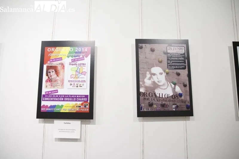 Exposición ‘Iguales, 25 años de lucha LGTBI  en Salamanca’ en el Espacio Joven. Foto de David Sañudo