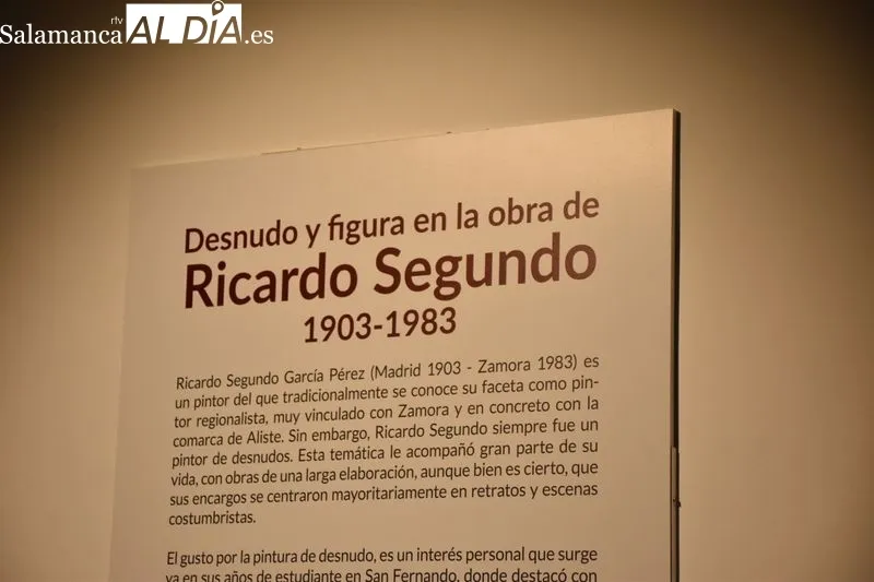 Exposición 'Desnudo y figura en la obra de Ricardo Segundo 1903-1983”, en la Torre de los Anaya