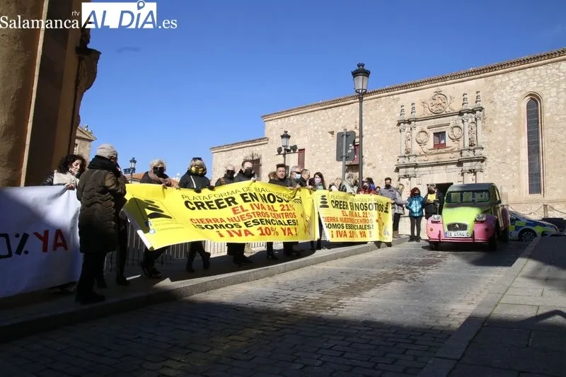 Concentración en la Cuesta de San Blas por la 