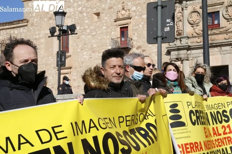 Concentración en la Cuesta de San Blas por la 