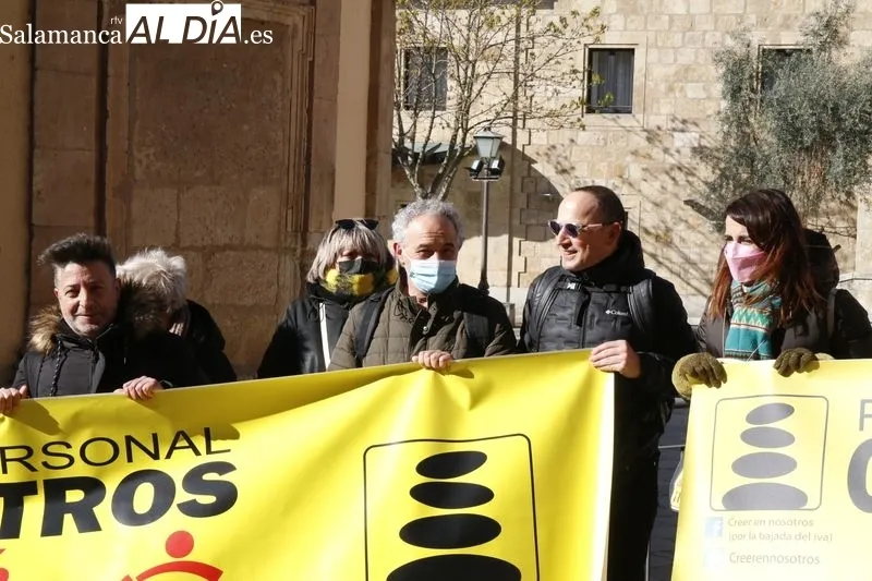 Concentración en la Cuesta de San Blas por la 