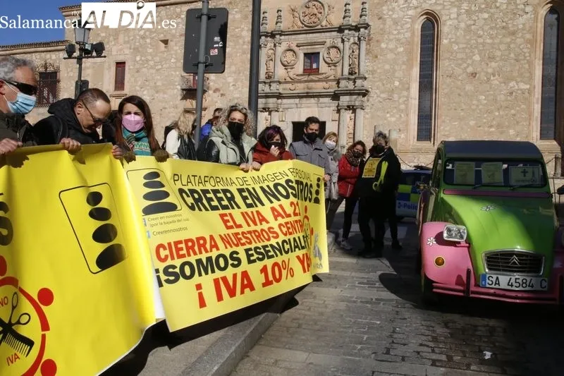 Concentración en la Cuesta de San Blas por la 