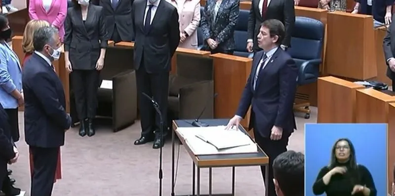 Toma de posesión de Alfonso Fernández Mañueco como presidente de Castilla y León