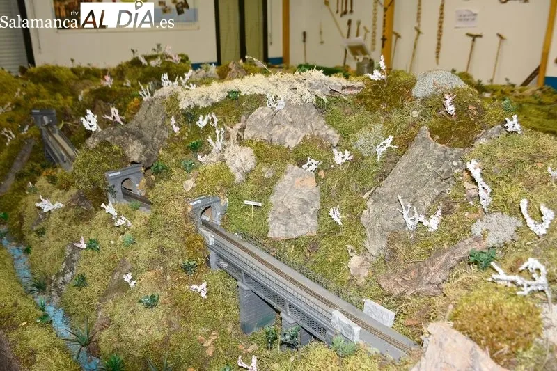 Maqueta de la vía férrea  / CORRAL.