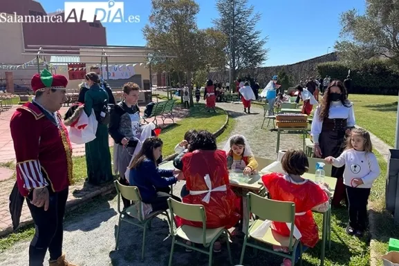El CEO Miguel Delibes organizaba una Feria Medieval en el parque de Macotera