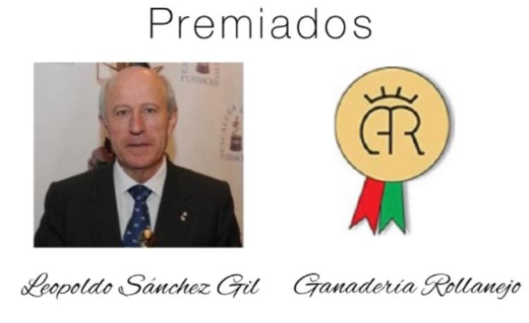 Leopoldo Sánchez Gil y la ganadería Rollanejo, galardonados con los premios taurinos ‘Serrín y Azabache’ en su primera edición