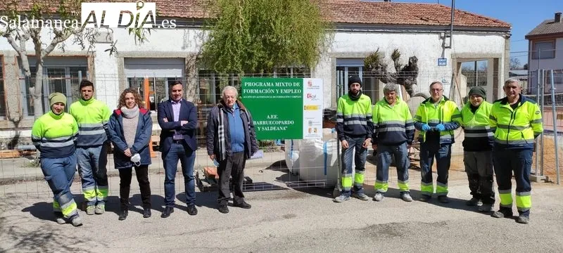 Visita del diputado de Empleo y Desarrollo Rural, Antonio Agustín Labrador, a los municipios de Barruecopardo y Saldeana