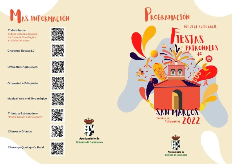 Foto 2 - Programaci&oacute;n de las Fiestas de San Marcos de Do&ntilde;inos de Salamanca