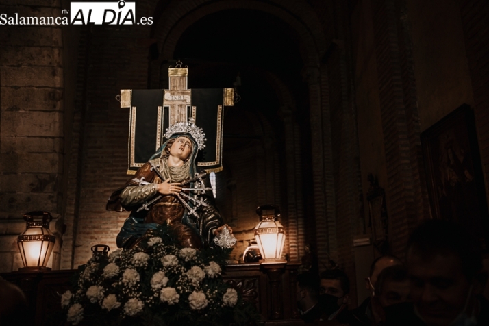 La procesión del Santo Entierro marca el punto culminante de la Semana Santa albense