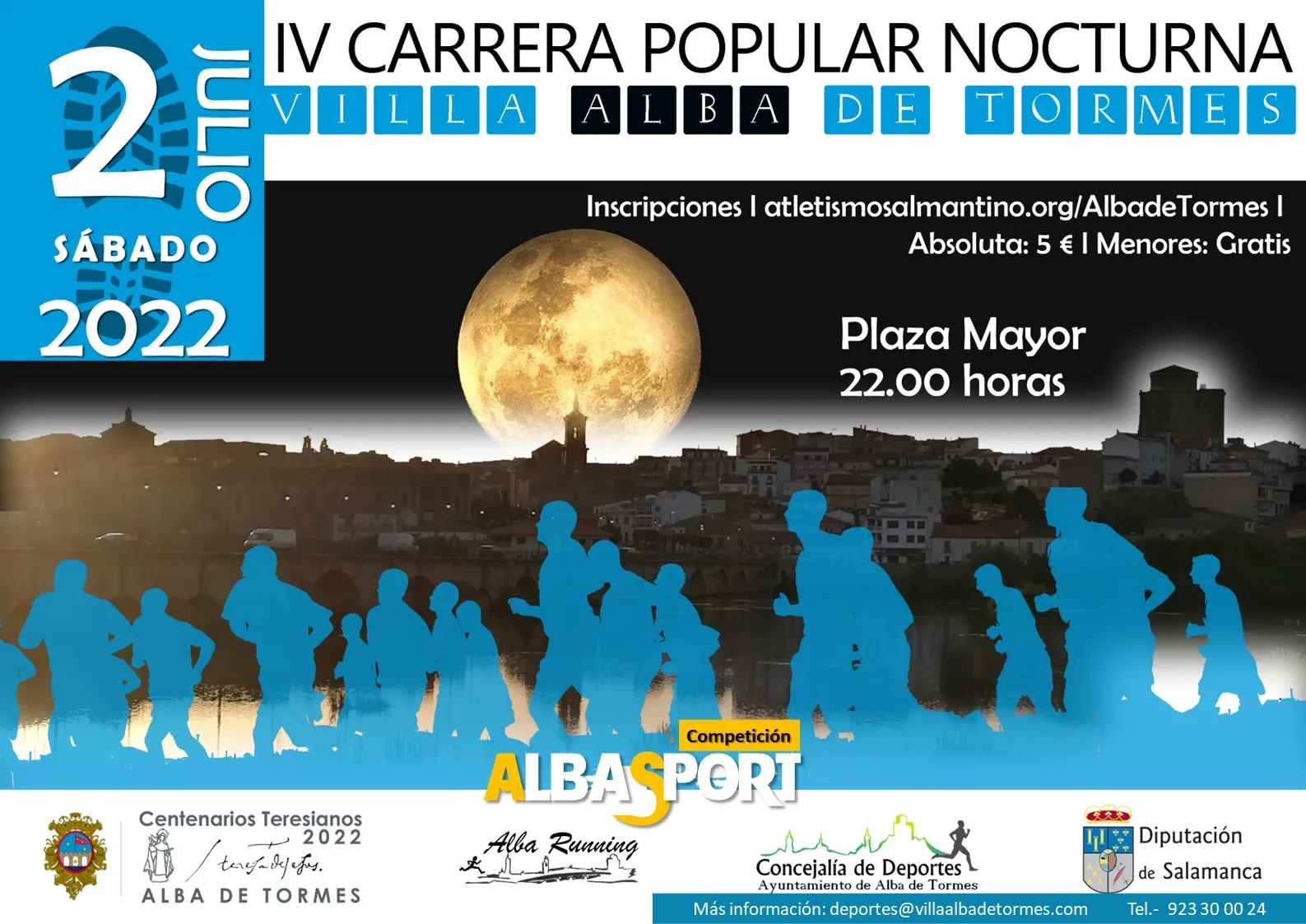 Foto 2 - Abiertas las inscripciones para la carrera nocturna y el triatlon en Alba de Tormes para el pr&oacute;ximo mes de julio