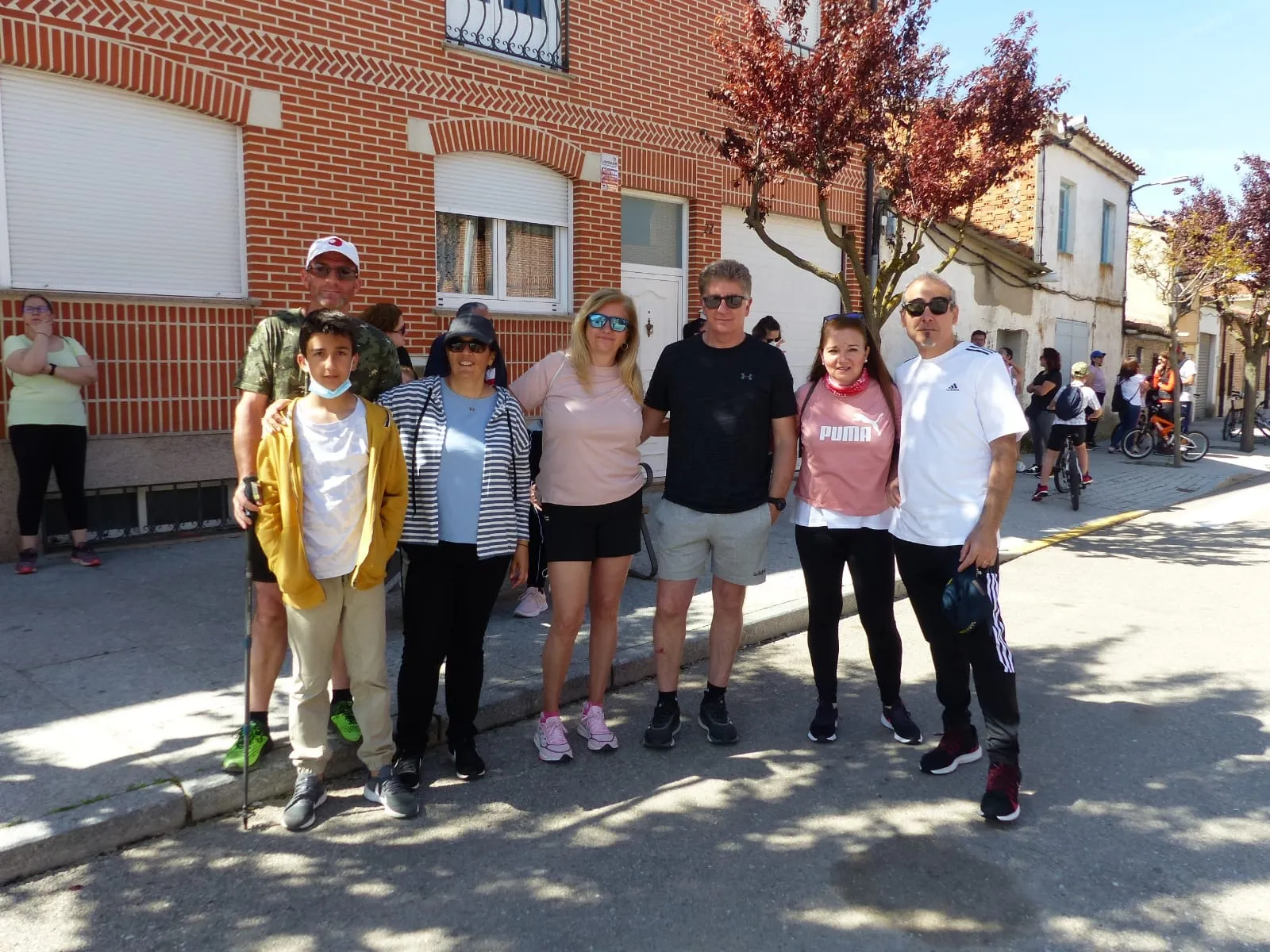Villoria organizaba este domingo una marcha solidaria y una paellada en favor de Acciòn Verapaz