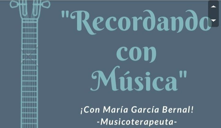 Foto 1 - María García Bernal impartirá un taller musical destinado a personas con deterioro cognitivo