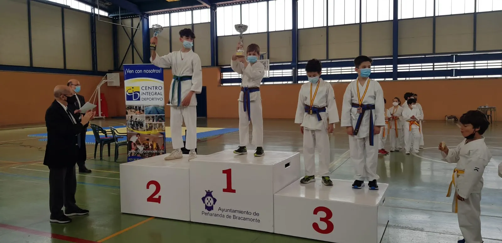 El Torneo de Kárate Ciudad de Peñaranda ha vuelto a ponerse en marcha este sábado 