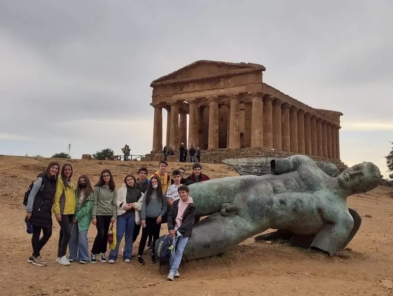 Alumnos de 3º de la ESO bilingüe del IES Campo Charro visitaron Sicilia  