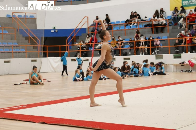 Una evento de gimnasia que tuvo lugar en La Alamedilla / David Sañudo