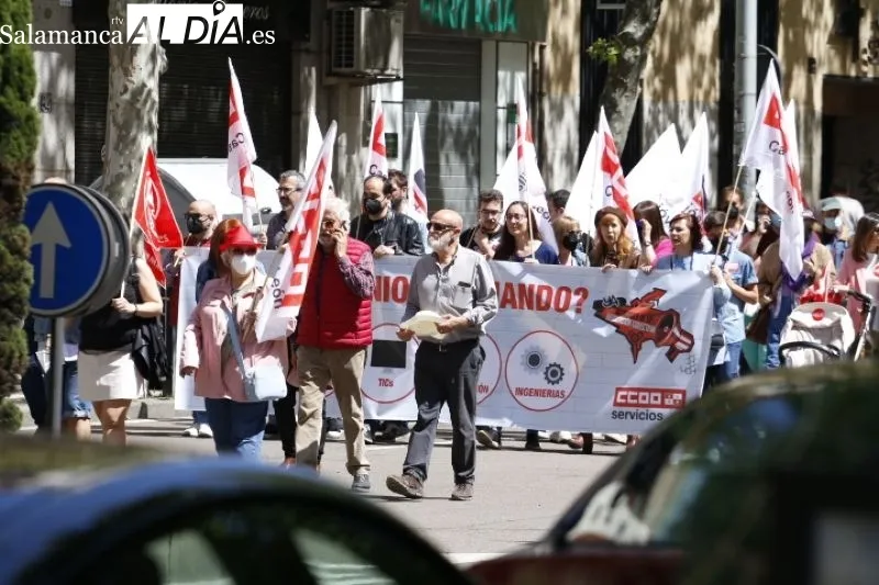 Foto 7 - Los sindicatos marchan en Salamanca reclamando mejores salarios