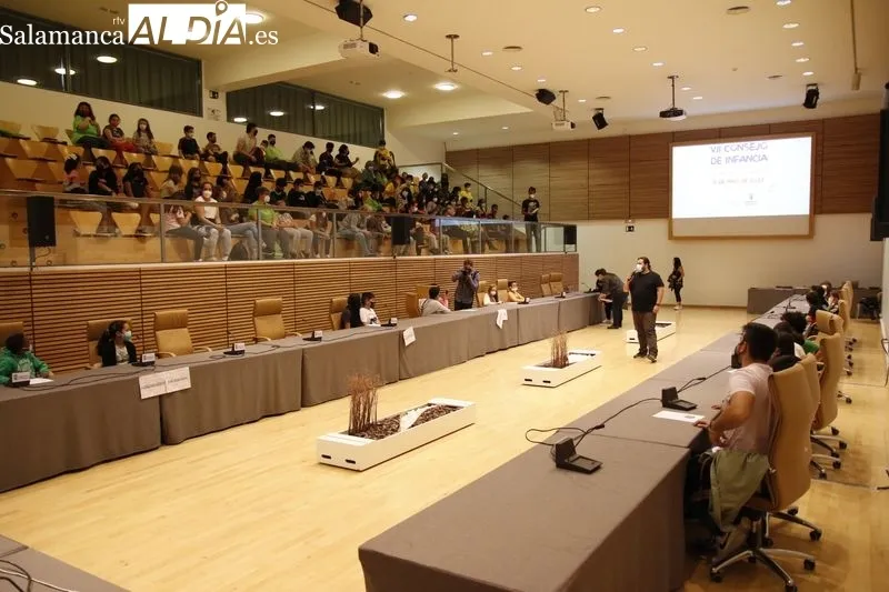 Consejo de Infancia y Adolescencia celebrado este viernes en el Palacio de Congresos