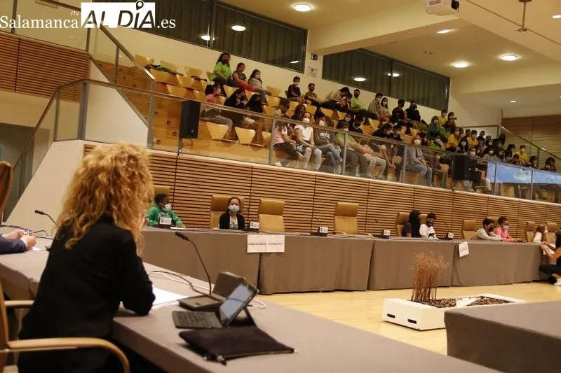 Consejo de Infancia y Adolescencia celebrado este viernes en el Palacio de Congresos