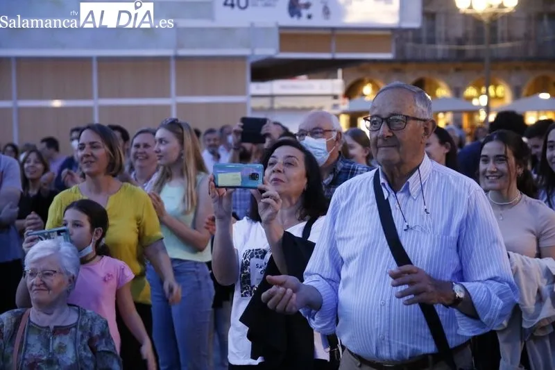 Concierto de la Escuela de Música y Danza de Salamanca en la Plaza Mayor