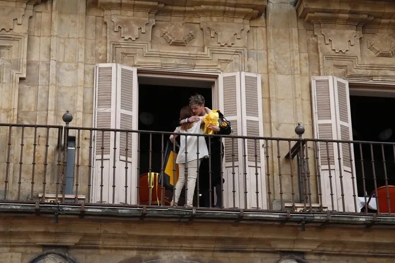 Pasacalles de la Tuna de Medicina de Salamanca que celebra su XXX aniversario 