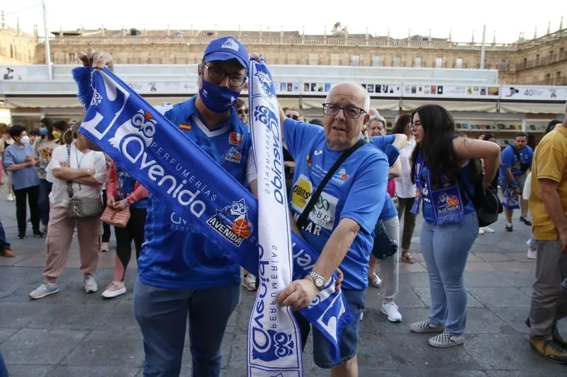 Galería de imágenes de la fiesta del Perfumerías Avenida por ganar la Liga / Fotos: David Sañudo