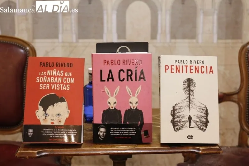 Pablo Rivero, con su última novela este jueves en Salamanca