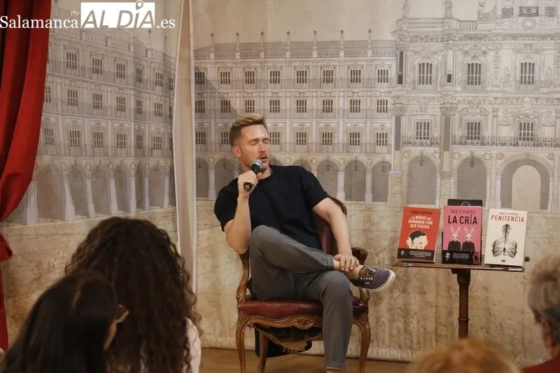 Pablo Rivero, con su última novela este jueves en Salamanca