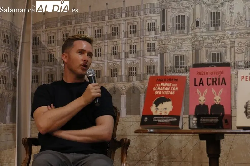 Pablo Rivero, con su última novela este jueves en Salamanca