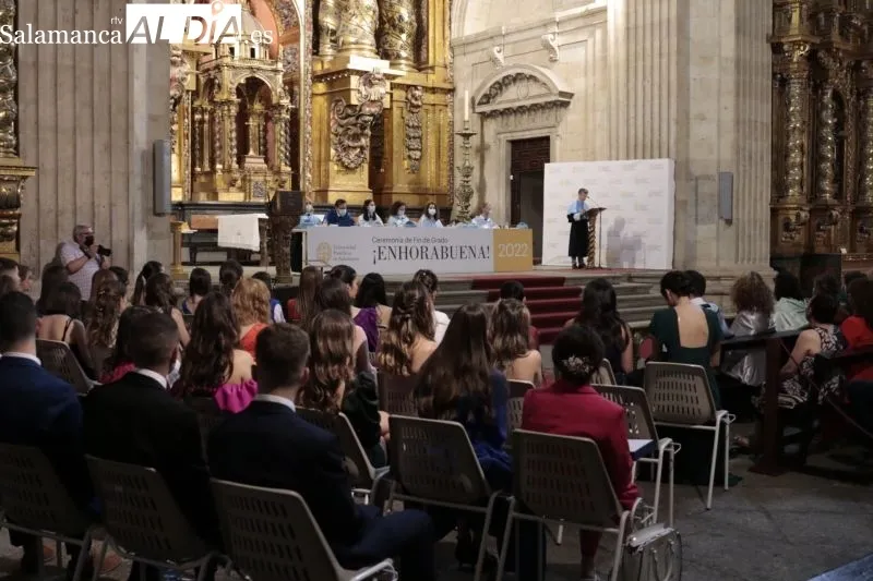 Acto de graduación del Grado de Grado en Maestro en Educación Infantil y del Grado en Maestro en Educación Primaria de la UPSA - David Sañudo