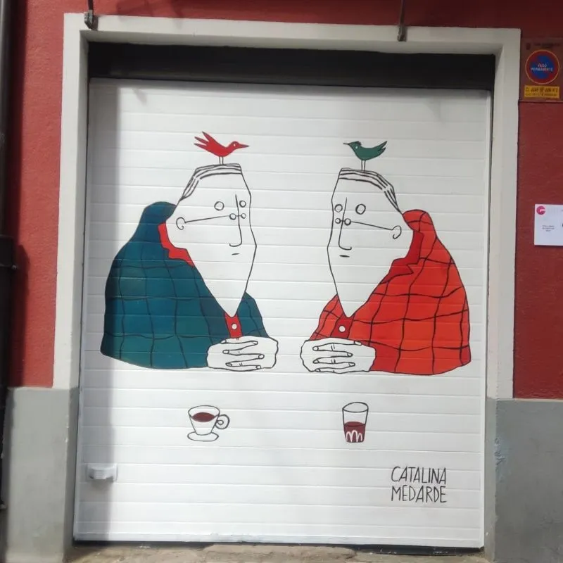 Foto 8 - La salmantina Catalina Medarde, primer premio del XI Concurso de Pintura Galer&iacute;a Urbana de ZOES