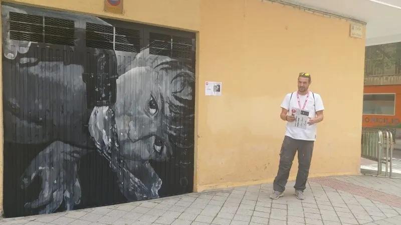 Álvaro Redondo, segundo premio del XI Concurso de Pintura Galería Urbana - ZOES