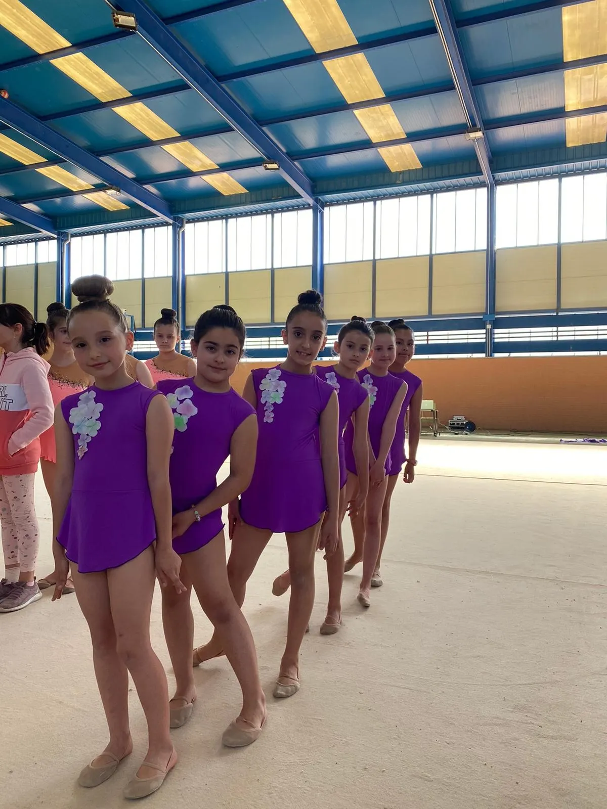La escuela municipal de gimnasia rítmica organizaba una exhibición fin de curso 