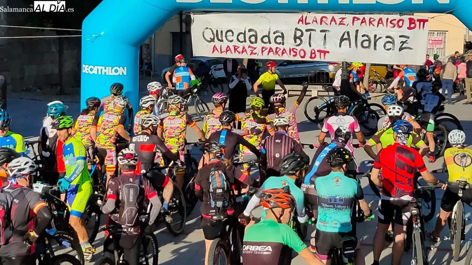 Alaraz celebraba este domingo la IX ediciòn de su Quedada BTT