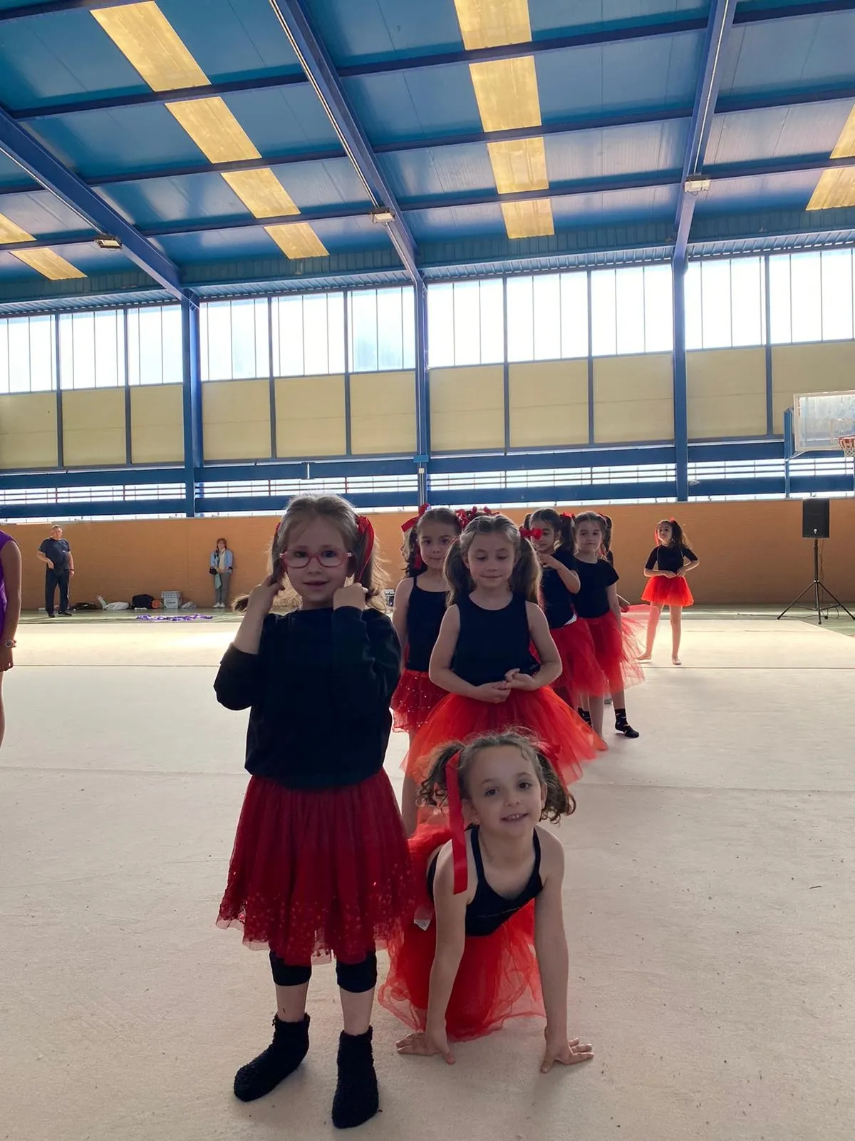 La escuela municipal de gimnasia rítmica organizaba una exhibición fin de curso 