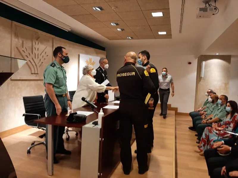 Celebración del Día de la Seguridad Privada en la sede de Caja Rural de Salamanca