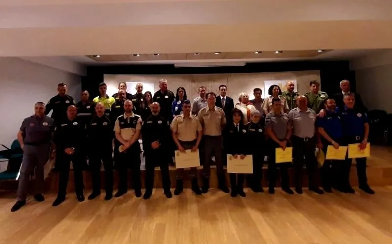 Celebración del Día de la Seguridad Privada en la sede de Caja Rural de Salamanca