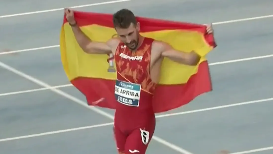 Foto 2 - &Aacute;lvaro de Arriba se cuelga el Oro en el Iberoamericano dando una exhibici&oacute;n